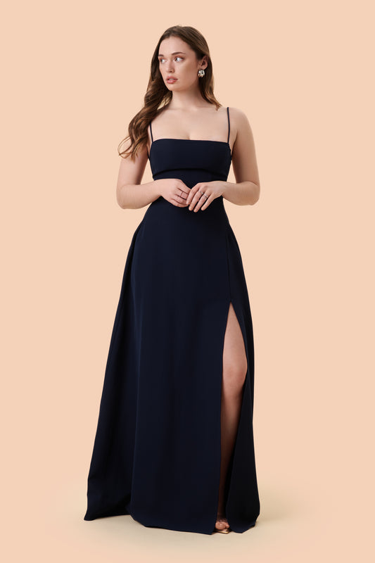 Isabella Gown - Midnight Blue