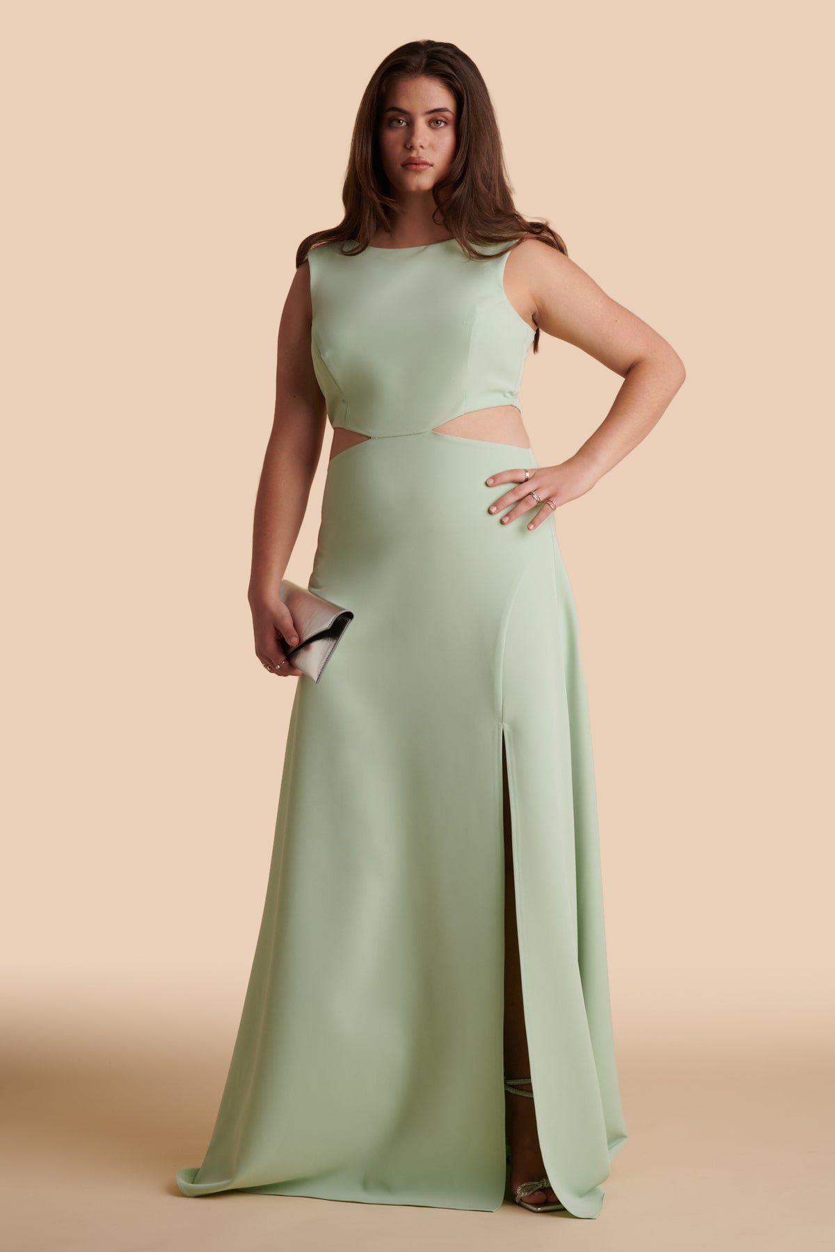 Lana Gown - Jade Satin