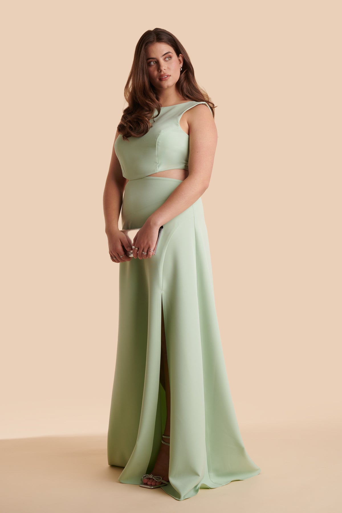 Lana Gown - Jade Satin