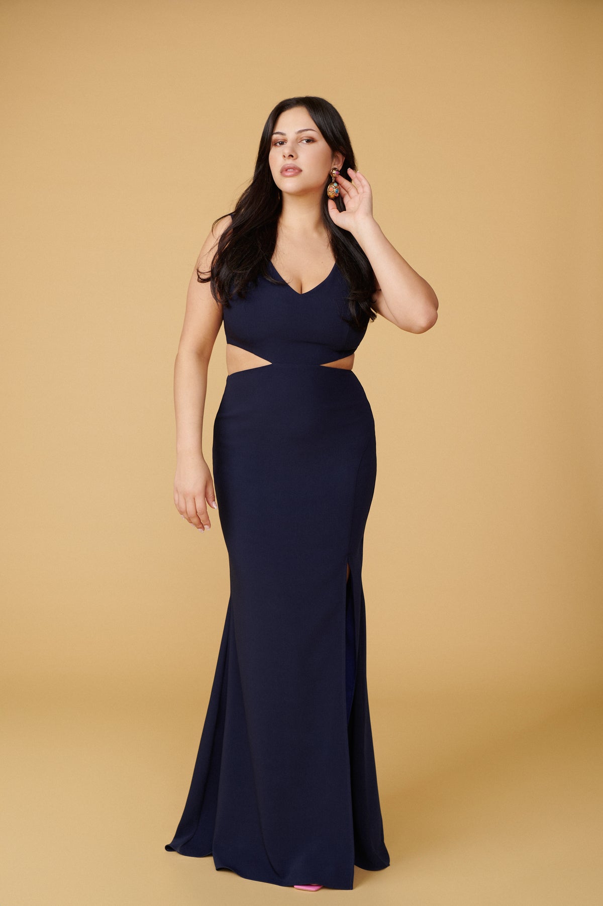 Kiira Gown - Navy