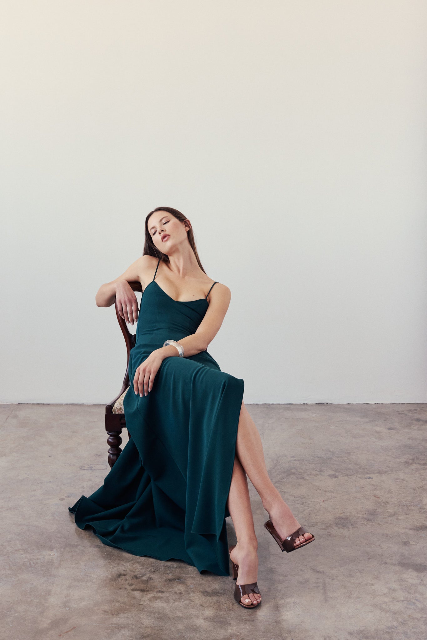 Vivian Gown - Hunter Green