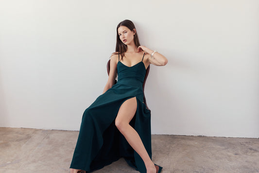Vivian Gown - Hunter Green