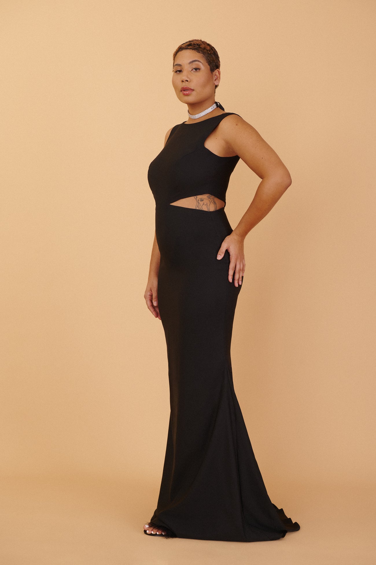 Power Gown - Black