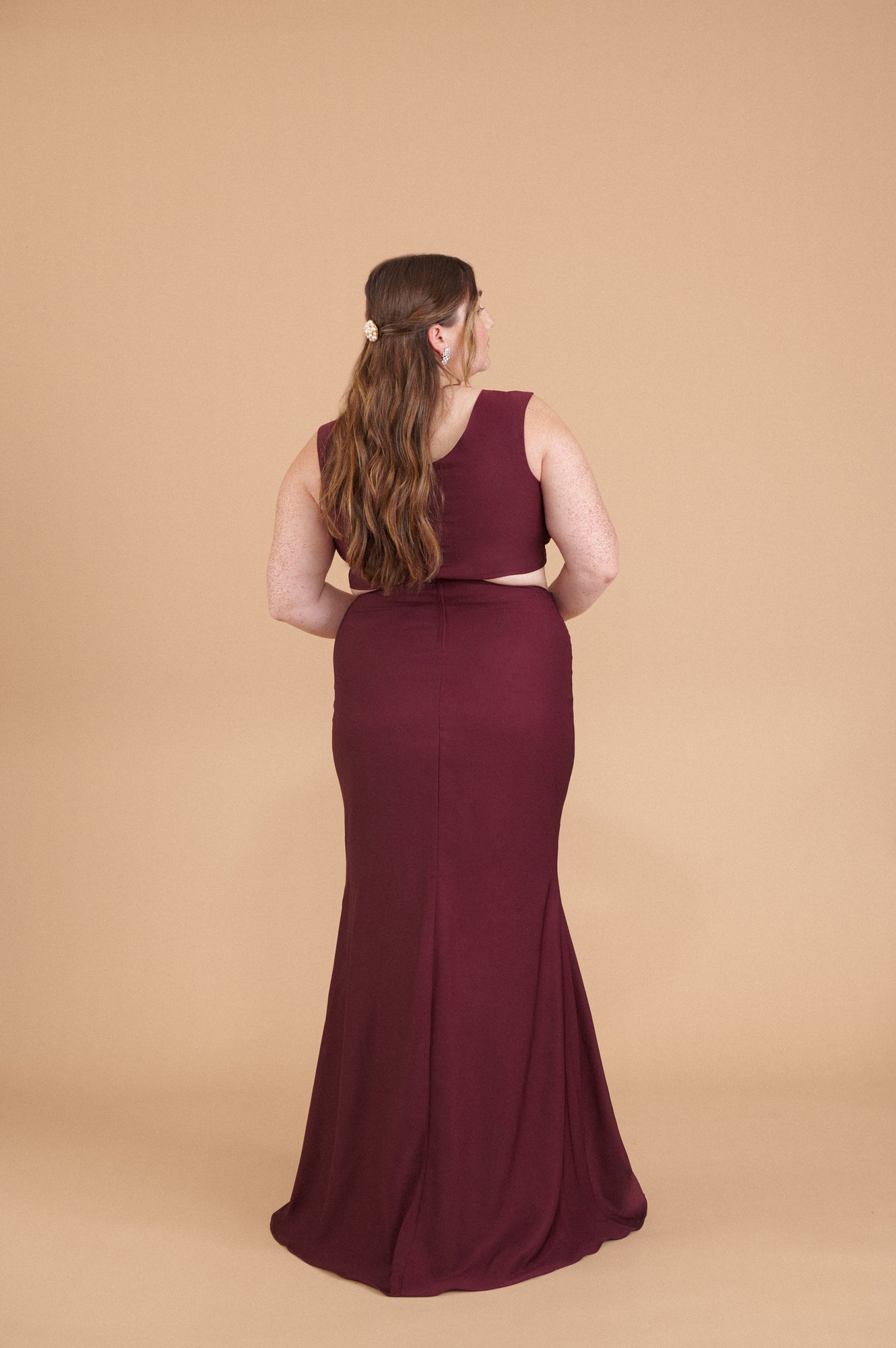 Power Gown - Wine