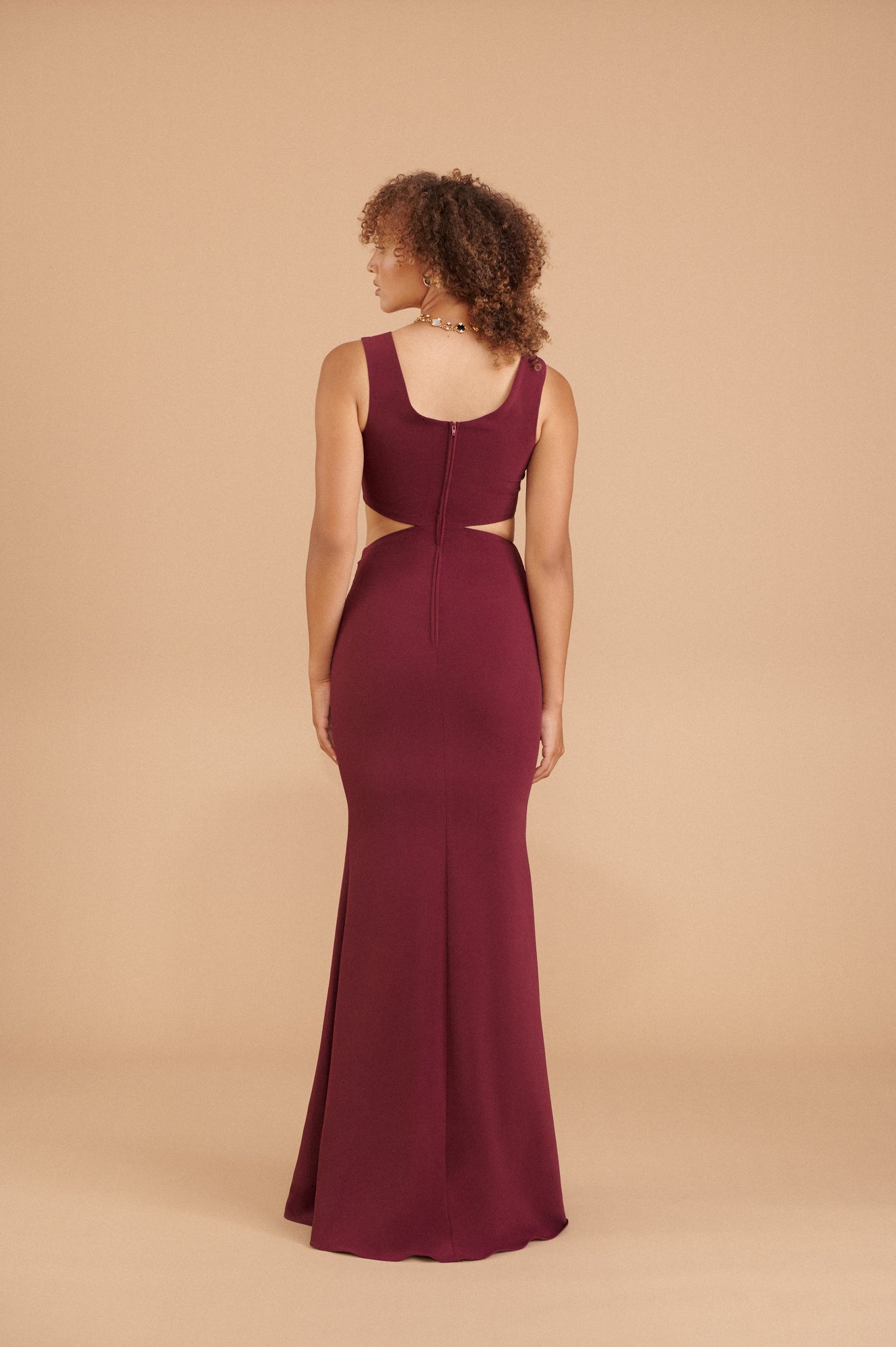 Power Gown - Wine