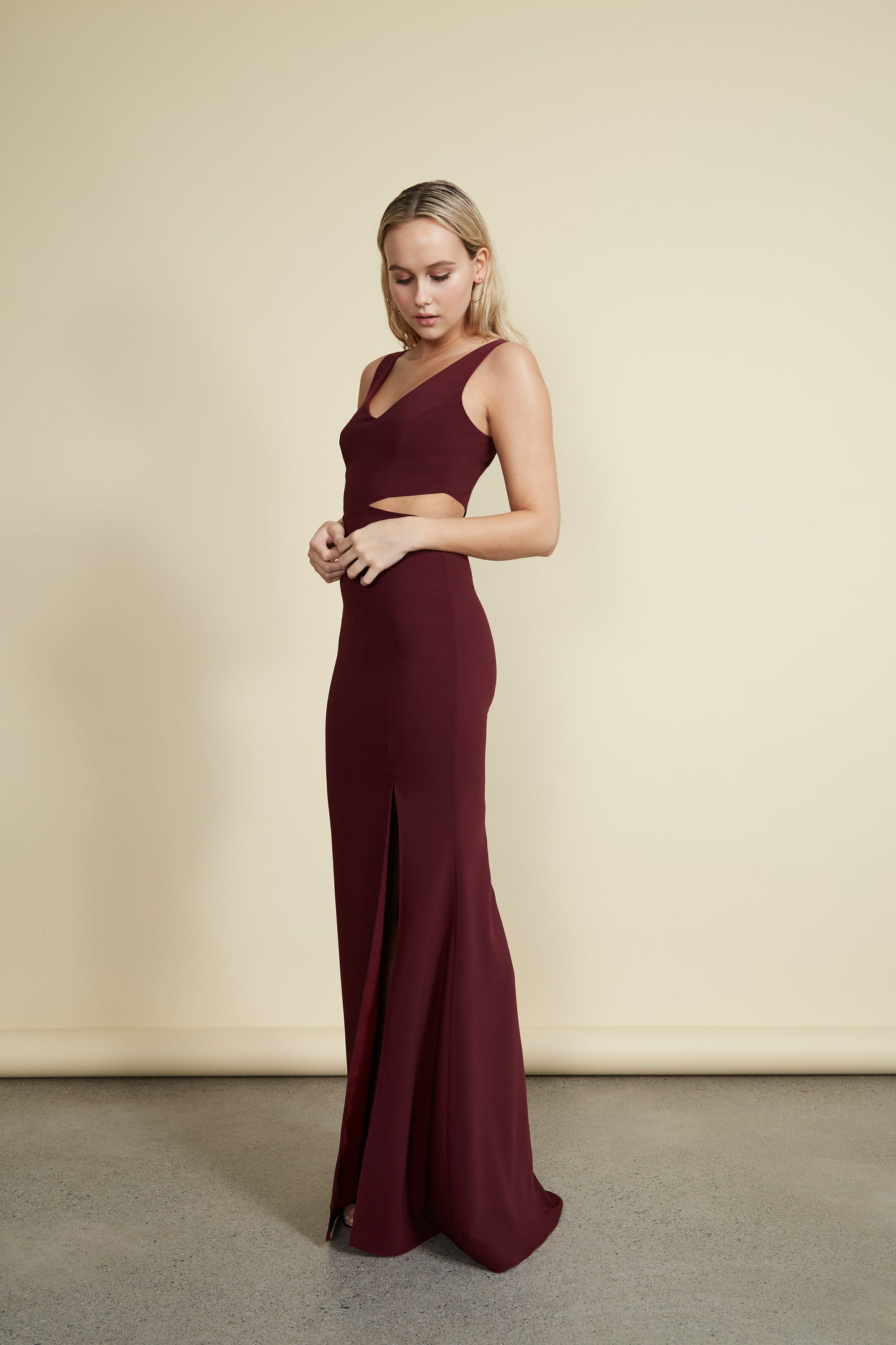 Kiira Gown - Burgundy