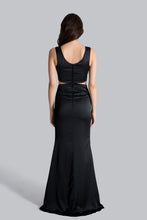 Load image into Gallery viewer, Power Gown - Black Satin
