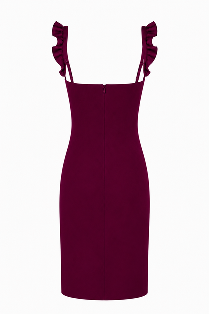 Paloma Dress - Bordeaux
