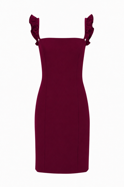 Paloma Dress - Bordeaux