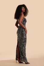 Load image into Gallery viewer, Arianna Gown - Silver Sequins
