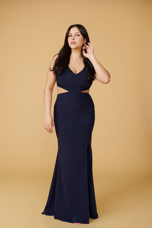 Kiira Gown - Navy