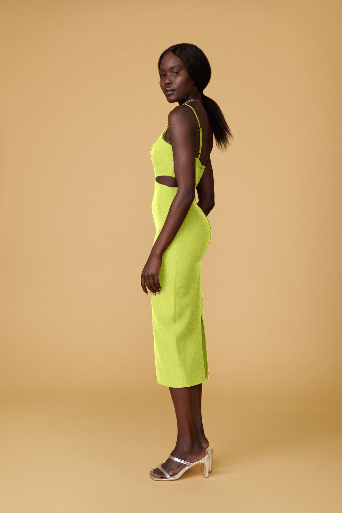 Komi Dress - Lime Green