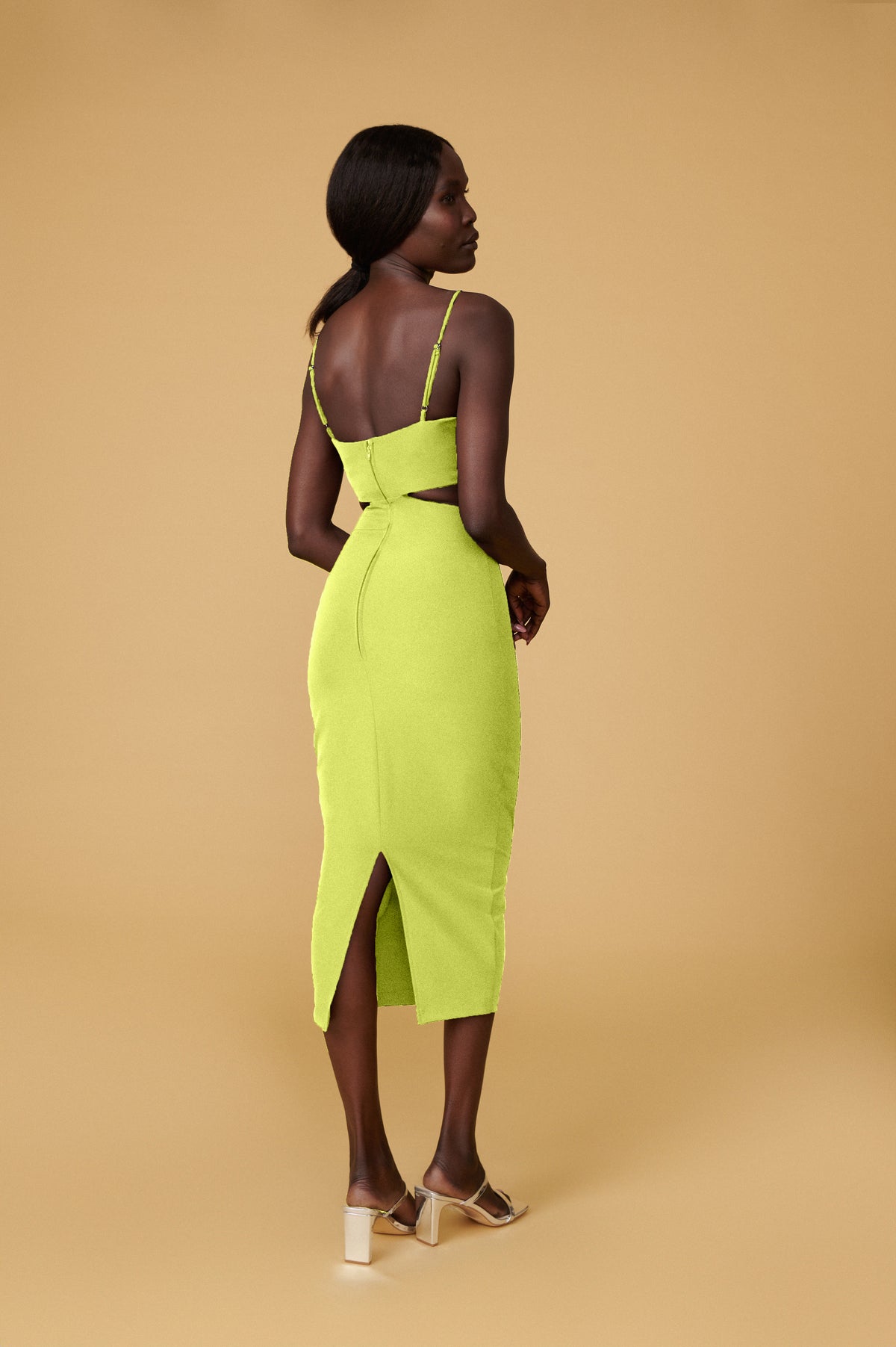 Komi Dress - Lime Green
