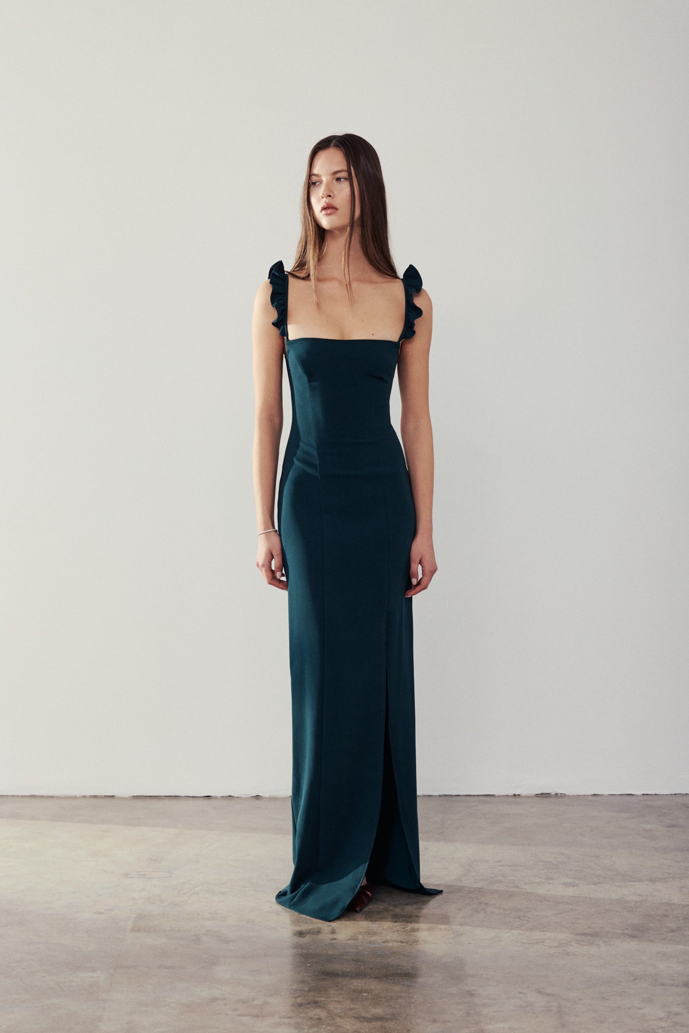 Mia Gown - Hunter Green