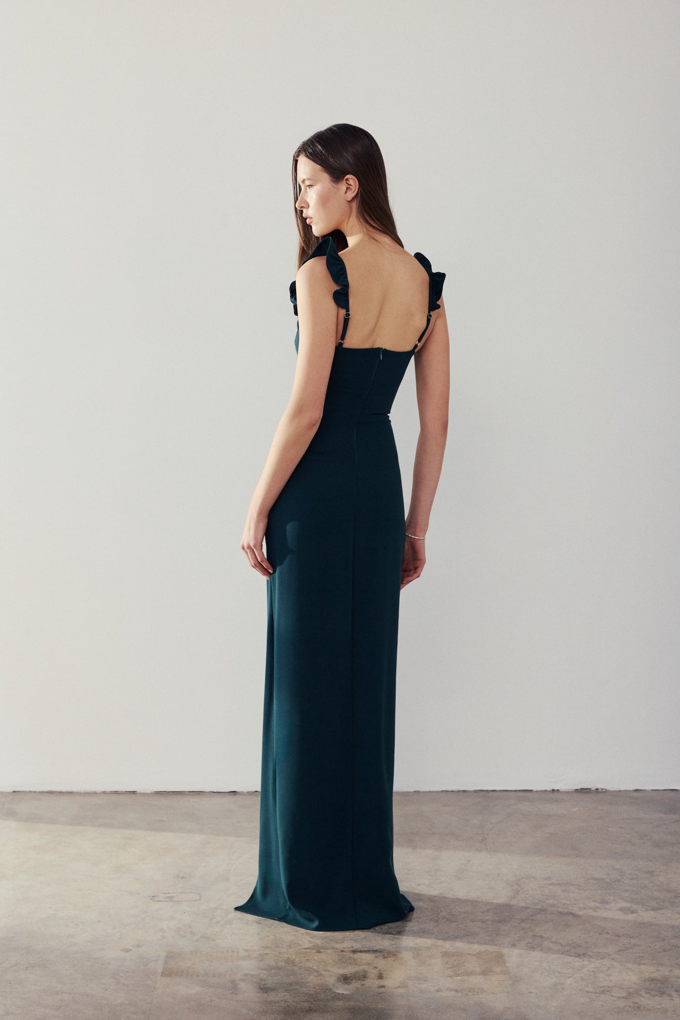 Mia Gown - Hunter Green