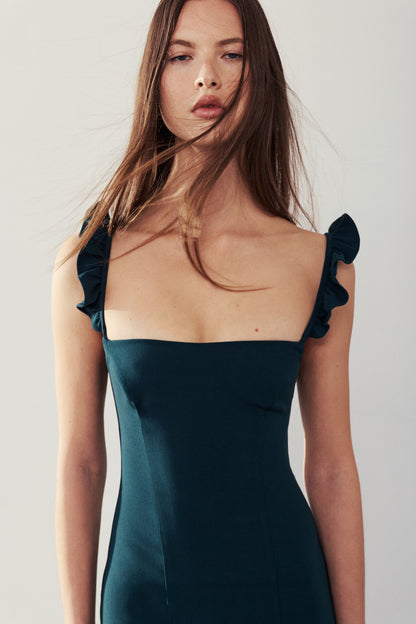 Mia Gown - Hunter Green