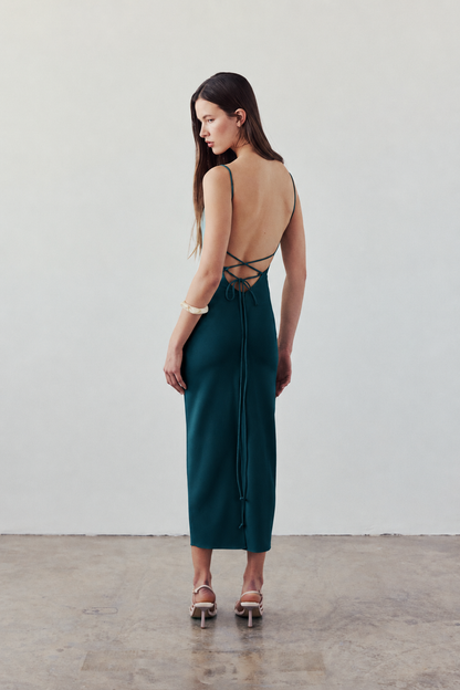 Arianna 2.0 Dress - Hunter Green
