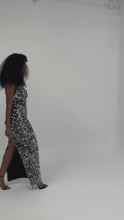 Load and play video in Gallery viewer, Arianna Gown - Silver Sequins
