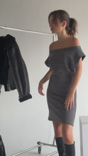 Load and play video in Gallery viewer, Eva Dress - Charcoal
