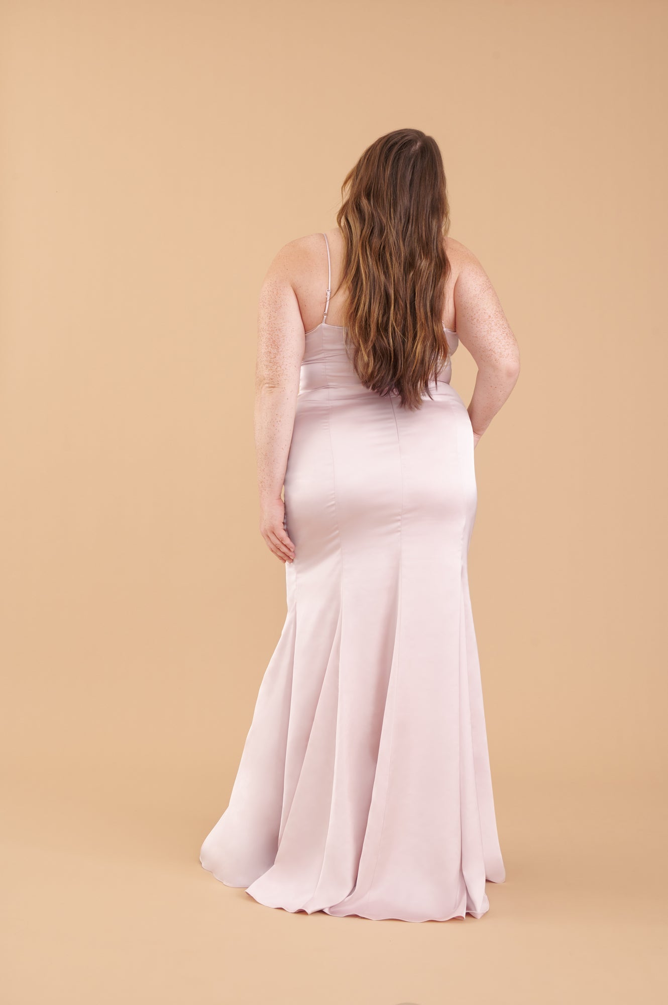 Naomi Gown - Blush Satin