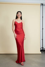 Load image into Gallery viewer, Jude Gown - Red Satin
