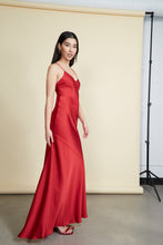 Load image into Gallery viewer, Jude Gown - Red Satin

