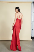 Load image into Gallery viewer, Jude Gown - Red Satin
