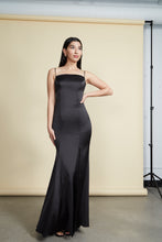 Load image into Gallery viewer, Naomi Gown - Black Satin
