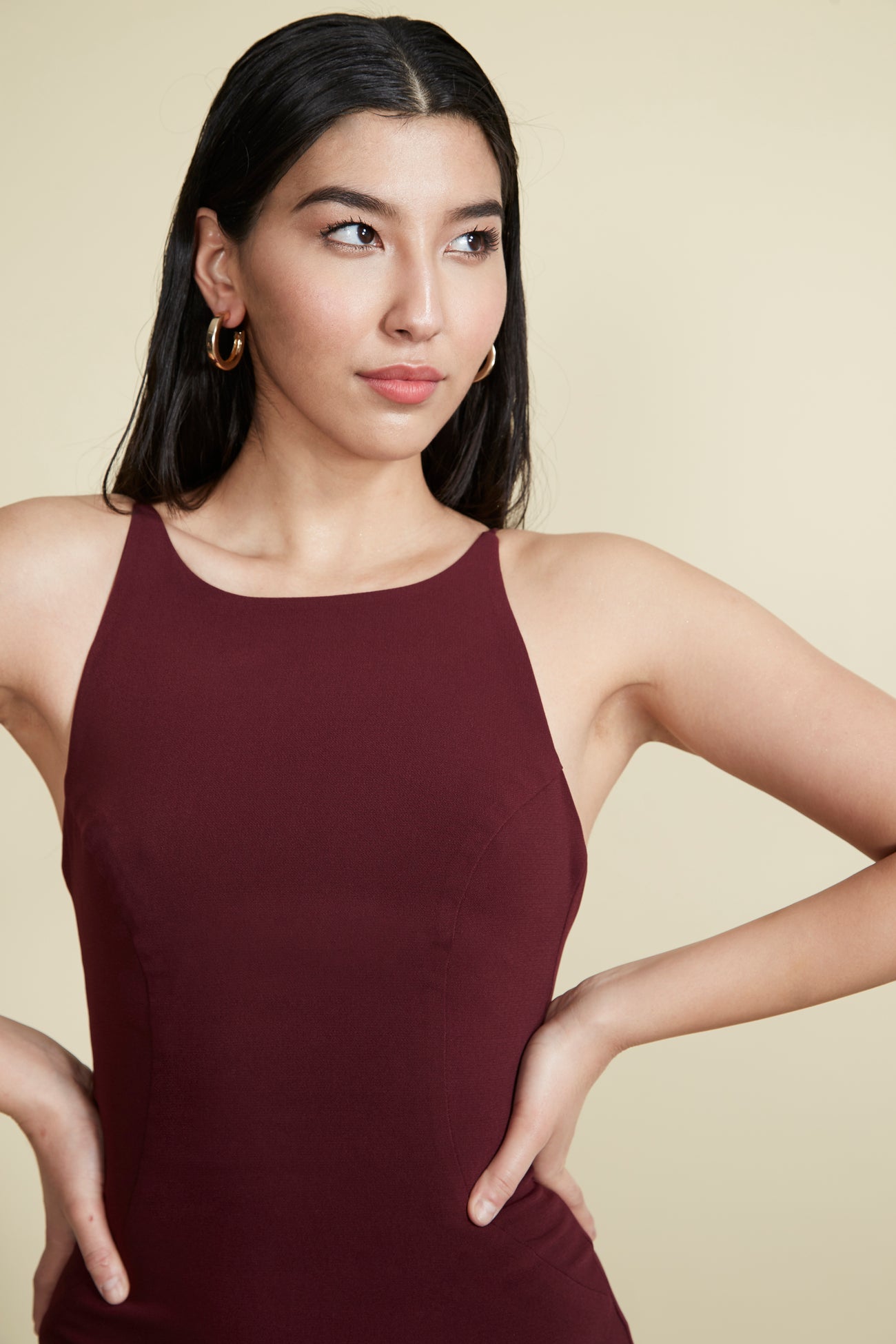 Maria Gown - Burgundy