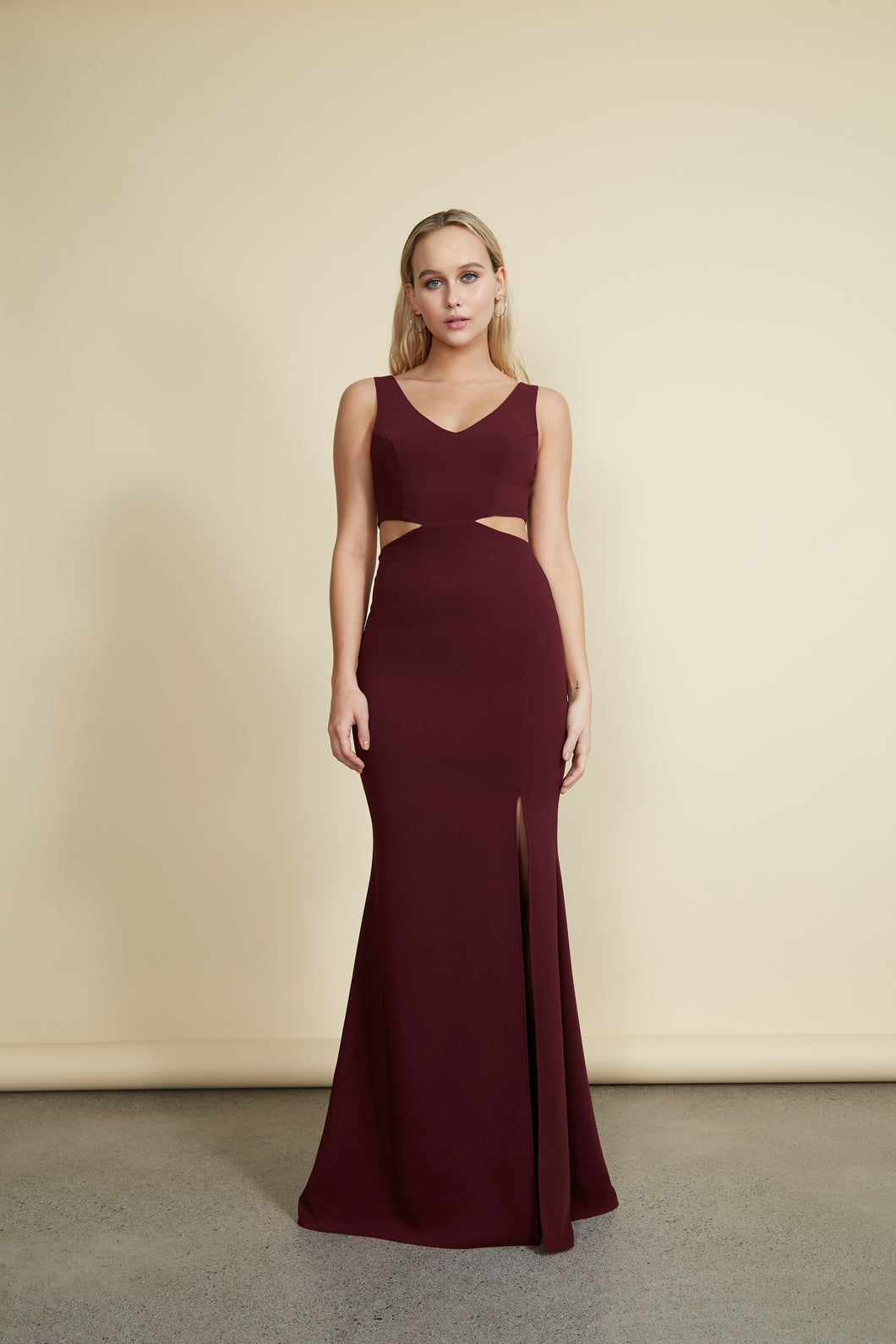 Kiira Gown - Burgundy