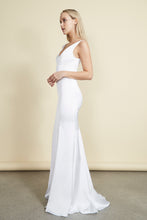 Load image into Gallery viewer, Sami Gown - Pearl White Satin
