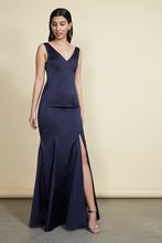 Load image into Gallery viewer, Sami Gown - Deep Navy Satin
