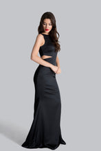 Load image into Gallery viewer, Power Gown - Black Satin
