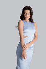 Load image into Gallery viewer, Power Gown - Light Blue Satin
