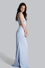 Load image into Gallery viewer, Power Gown - Light Blue Satin
