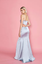 Load image into Gallery viewer, Naomi Gown - Powder Blue Satin
