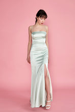 Load image into Gallery viewer, Naomi Gown - Mint Green Satin
