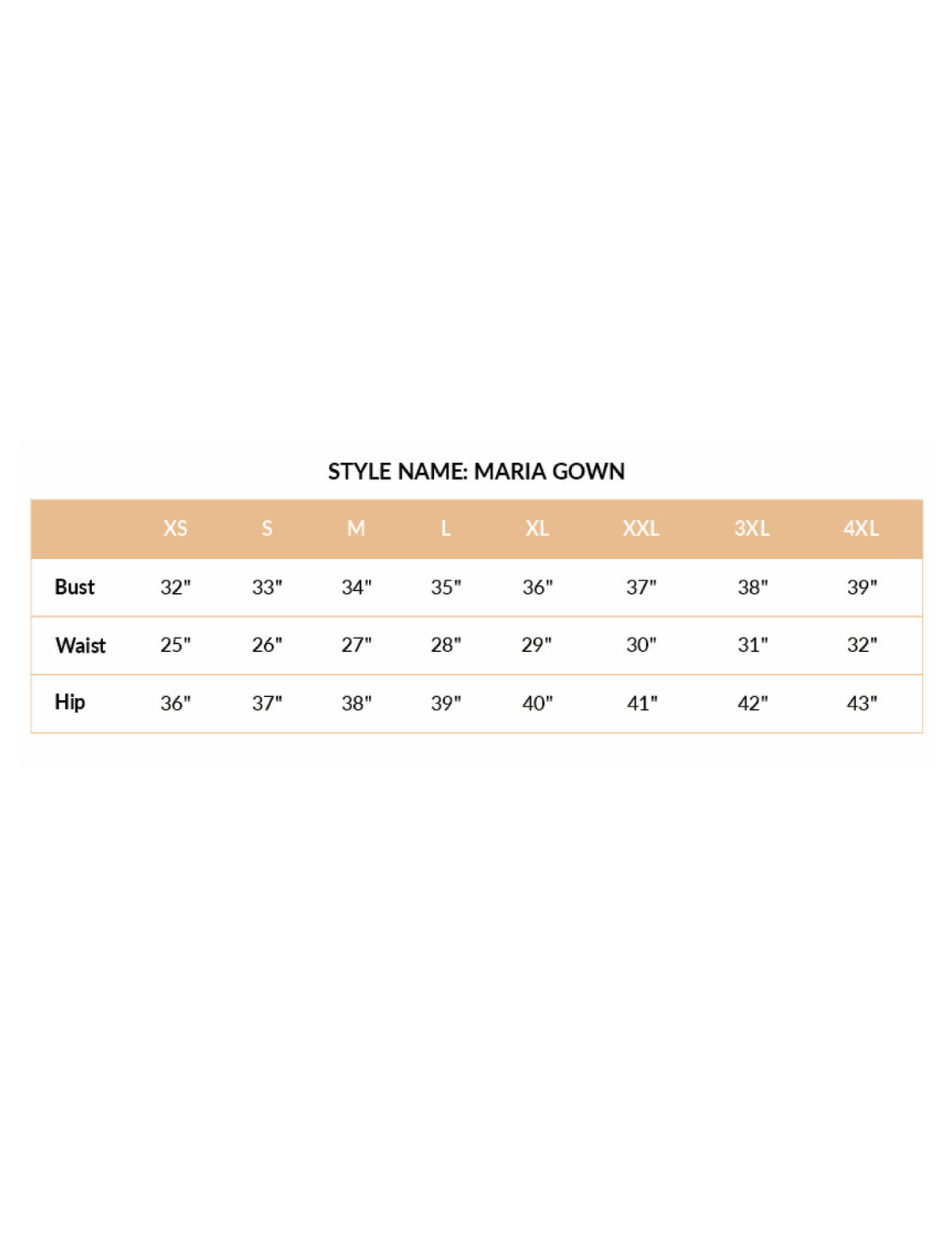 Maria Gown - Black