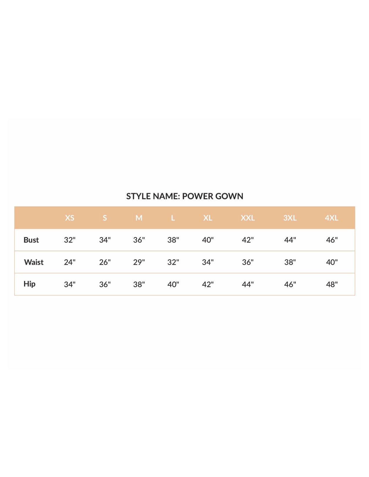 Power Gown - Nude