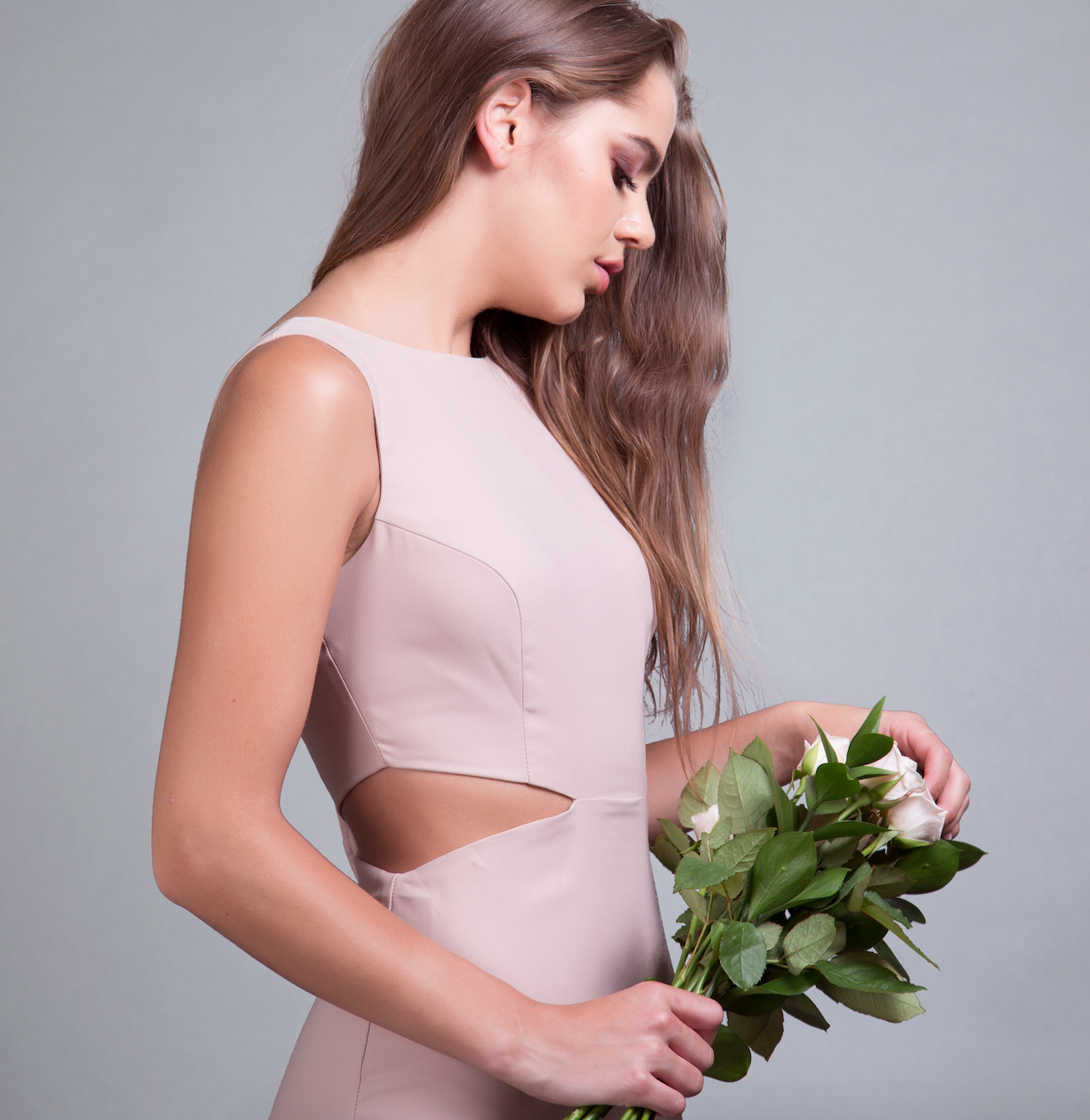 Power Gown - Nude