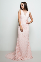 Load image into Gallery viewer, Harper Gown - Blush Lace
