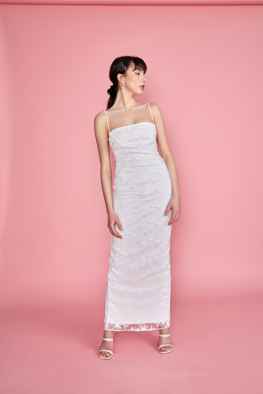 Arianna Gown - White Lace