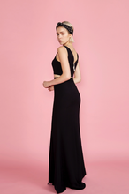 Load image into Gallery viewer, Athena 2-Piece Gown - Black
